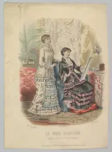 Adele-Anais Toudouze, Toilettes de Mme. L. Massieu, from La Mode Illustrée