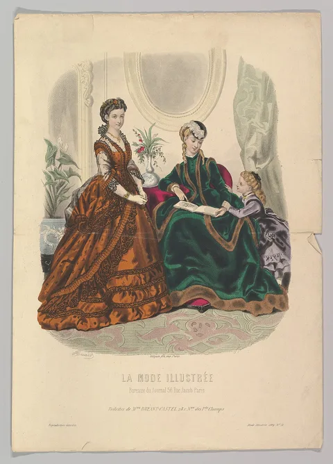 Adele-Anais Toudouze, No. 51 from La Mode Illustrée