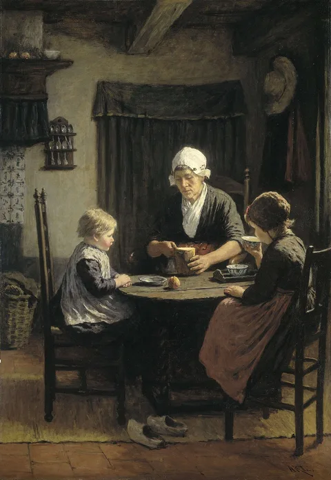 David Adolph Constanz Artz, At Grandmother's