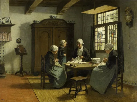 David Adolph Constanz Artz, In the Orphanage at Katwijk-Binnen