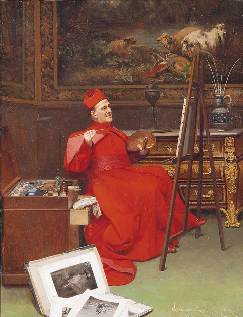 Georges Croegaert, The Amateur Artist