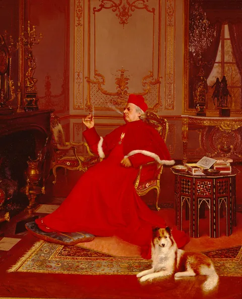 Georges Croegaert, A Quiet Smoke