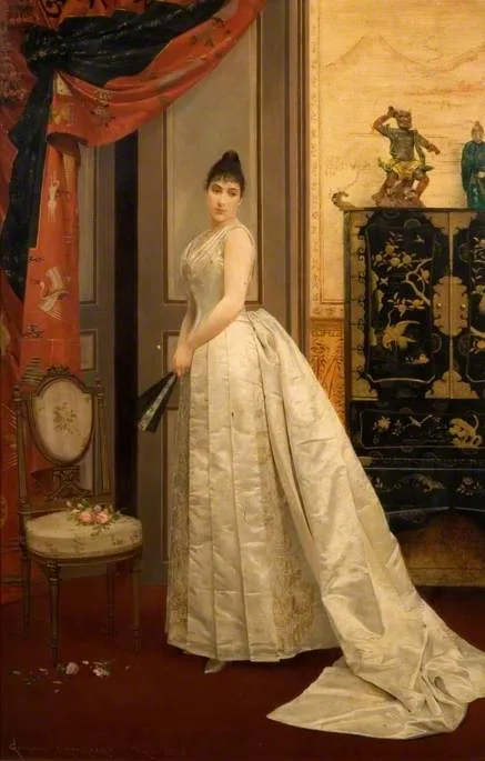 Georges Croegaert, Lady with a Fan
