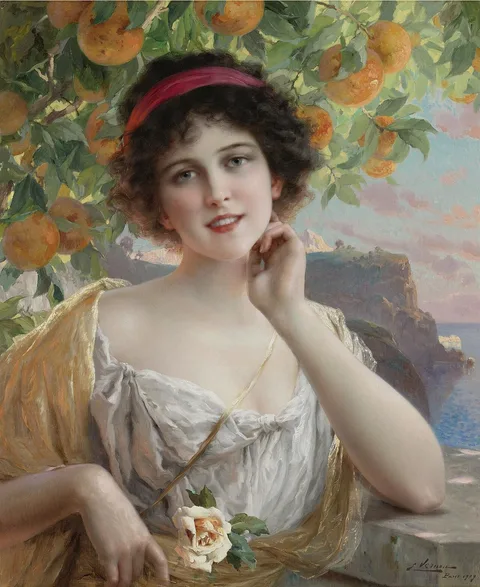 Émile Vernon, Beauty under the Orange Tree