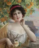 Émile Vernon, Beauty under the Orange Tree
