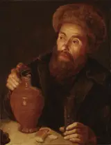 Willem van der Vliet, Old Man with a Jug