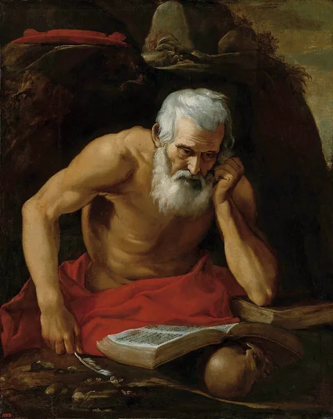 Leonello Spada, St Jerome reading
