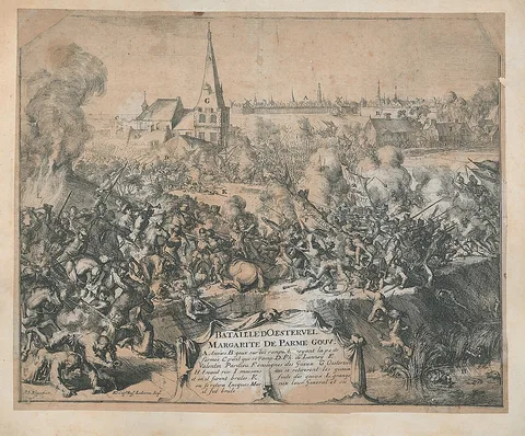 Romeyn de Hooghe, Slag bij Oosterweel (of Austruweel) in 1567