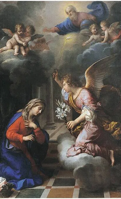 Onorio Marinari, Annunciation