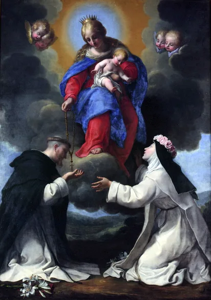 Onorio Marinari, Donation of the rosary