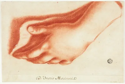 Onorio Marinari, Plaster Cast of Left Hand