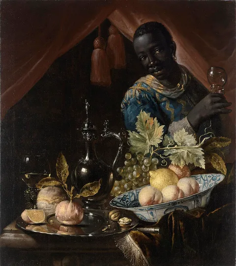 Juriaen van Streeck, Still Life with Black servant