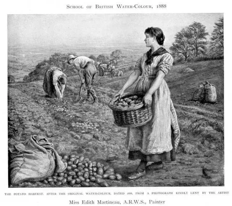 Edith Martineau, Potato Harvest 1888