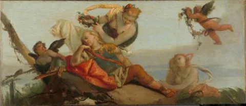 Francesco Zugno, The Sleeping Rinaldo Crowned with Flowers by Armida (formerly entitled Sleeping Mars)