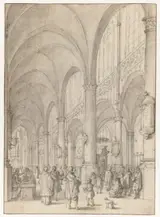 Daniël de Blieck, Interieur van de Sint-Jacobskerk te Antwerpen