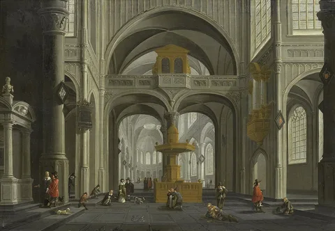 Daniël de Blieck, Church interior