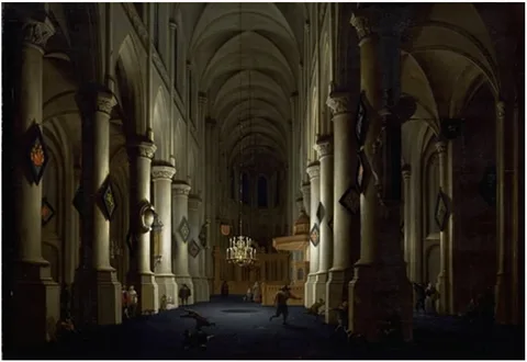 Daniël de Blieck, Interior of a Church