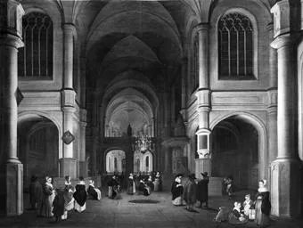 Daniël de Blieck, Interior of a church