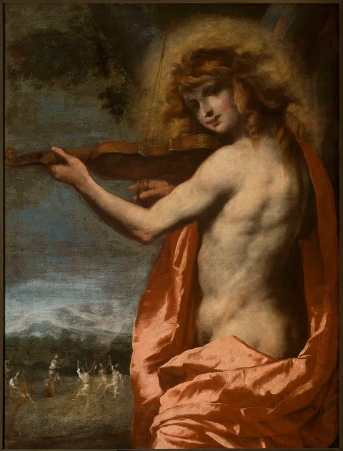 Pietro della Vecchia, Apollo playing the violin.