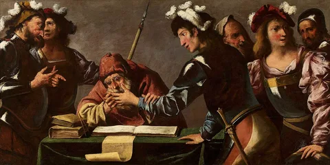 Pietro della Vecchia, Soldiers at the palmist.