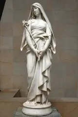 Eugène Delaplanche, Virgin with a Lily