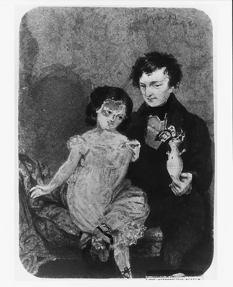 William Page, Man and Child (from McGuire Scrapbook)