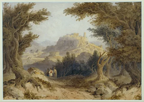 William Page, View of Athens