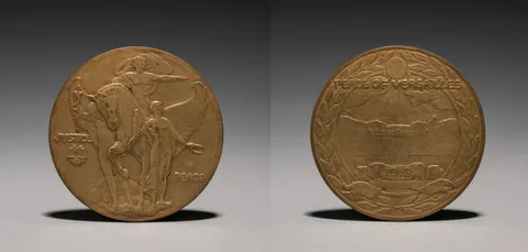 Chester Beach, Medal to Commemorate the Treaty of Versailles