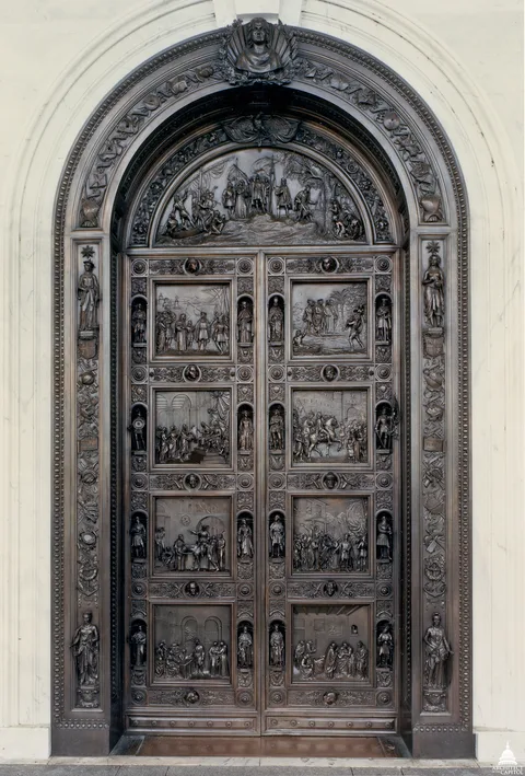 Randolph Rogers, Columbus Doors