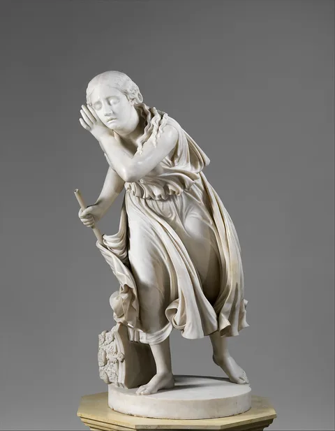 Randolph Rogers, Nydia, the Blind Flower Girl of Pompeii