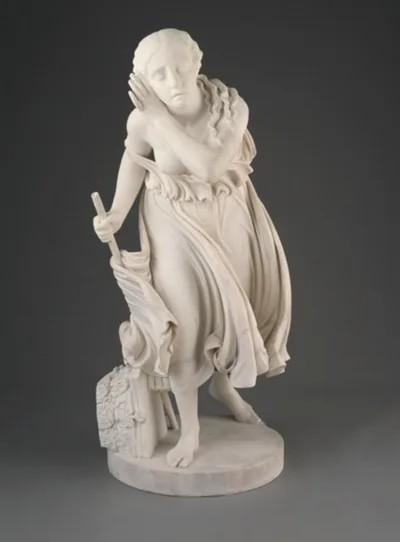 Randolph Rogers, Nydia, The Blind Flower Girl of Pompeii
