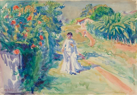 Dodge MacKnight, A Woman in a Lane