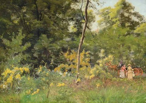 Giuseppe De Sanctis, At the Edge of the Forest