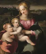 Francesco Brina, Madonna and Child with the Infant Saint John