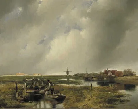 Hubertus van Hove, Ponds near Rotterdam