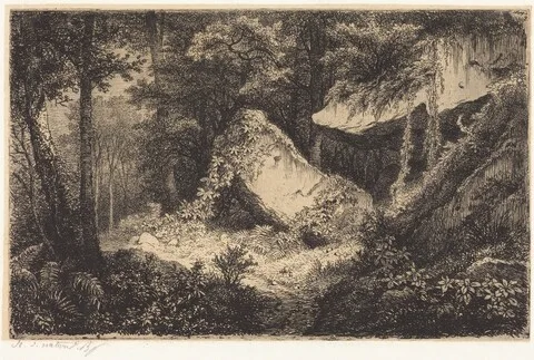 Eugène Blery, Les roches blanches (White Rocks)