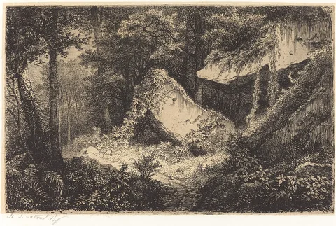 Eugène Blery, Les roches blanches (White Rocks)