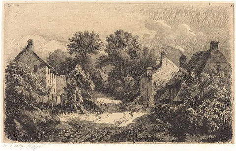 Eugène Blery, Le chemin de Garens (The Road to Garens)