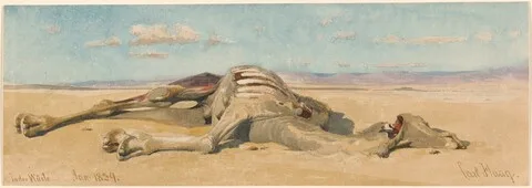 Carl Haag, In der Wüste (In the Desert)