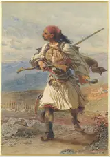 Carl Haag, Greek Warrior