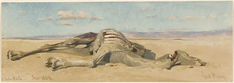 Carl Haag, In der Wüste (In the Desert)