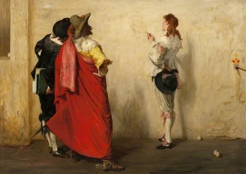 John Pettie, Ho! Ho! Ho! Old Noll