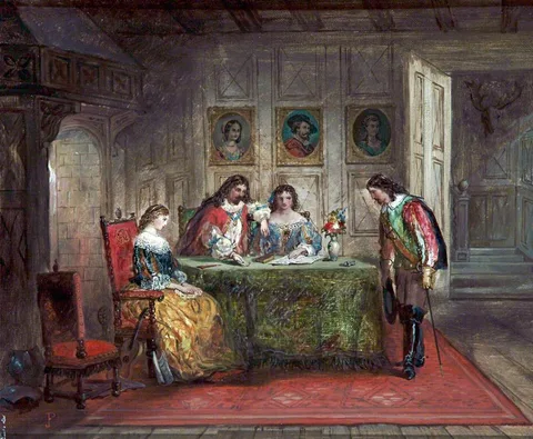 John Pettie, Interior with Four Figures