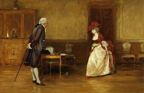 John Pettie, The Unexpected Visitor