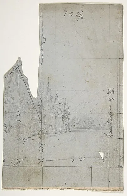 Eugène Ciceri, Design for a Stage Set at the Opéra, Paris