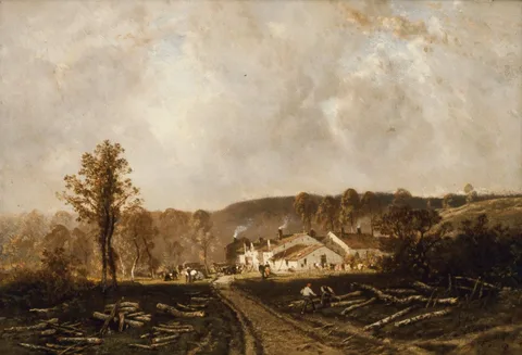 Eugène Ciceri, Village of Bouron