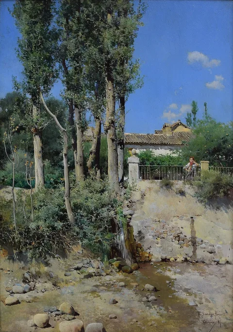 Emilio Sánchez-Perrier, Spanish Landscape