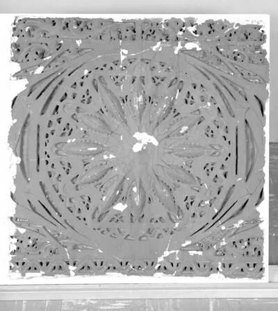 Louis Sullivan, Schiller Building (later Garrick Theater): Sections of Star-Pod Design from Proscenium Vault