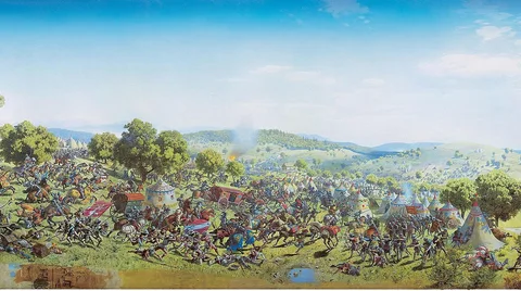Louis Braun, Panorama of the Battle of Murten