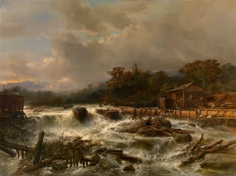 Jacob Jacobs, Waterfall in Norway